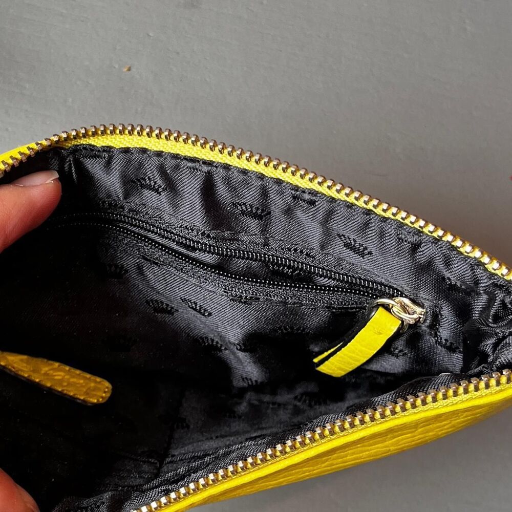 Juicy couture Women's Yellow wristlet purse - Picture 3 of 3